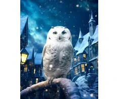 Beldizart Deimantų tapyba su porėmiu "Magic Owl" 40x50 cm DP415