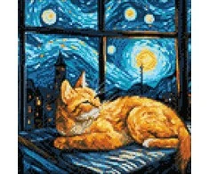 Wizardi Beldizart Deimantinės tapybos rinkinys "Raudona Masterpiece" 30x30 cm WD3213