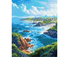 Beldizart Deimantinė tapyba su porėmiu "Spalvinga erdvė" 40x50 cm DP414