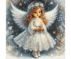 Wizardi Beldizart Deimantų tapybos rinkinys "Mažasis angelas" 40x40 cm WD3207