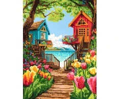 Beldizart Deimantinė tapyba su porėmiu Kaimynystė 30x40 cm VA845