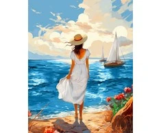 Beldizart Deimantinė tapyba su porėmiu Ant kranto 30x40 cm VA816