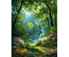 Beldizart Deimantinės tapybos rinkinys su porėmiu "Jauki vieta" 30x40 cm VA915