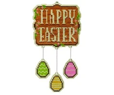 Wizardi Wood Beldizart Charm Laimingos Velykos WWP0507