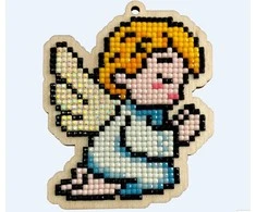 Wizardi Wood Beldizart Deimantų tapybos rinkinys ant medinio pagrindo "Angel" WWP525
