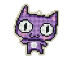 Wizardi Wood Beldizart Violetinė katė WWP363