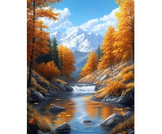 Beldizart Deimantinio mozaikos rinkinys su porėmiu "Ruduo" 30x40 cm VA862