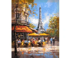 Beldizart Deimantinis paveikslas su porėmiu "Paryžiaus gatvė" 40x50 cm DP437