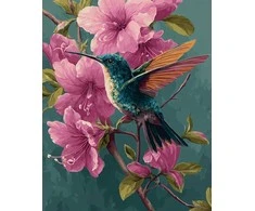 Beldizart Deimantinio tapybos rinkinys su porėmiu "Kolibris" 30x40 cm VA912