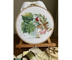 Beldizart Kryželiu siuvinėjimo rinkinys „Flower Bustle“ 19 х 15,5 cm SANTS-12