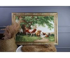Beldizart Siuvinėjimo rinkinys "Briedis po medžiais" 40x60 cm S/MK112