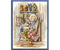 Beldizart Ristinai siuvinėjimo rinkinys "Kaimo kampelis" 25x34 cm S/MD021