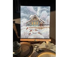 Andriana Beldizart Kryželio siuvinėjimo rinkinys "Kur šilta" 23 х 25,5 cm SANT-18