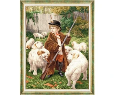 Beldizart Kryželiu siuvinėjamas rinkinys "Naujas prižiūrėtojas" 48x35,5 cm S/MK118