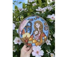 Beldizart Kryželių siuvinėjimo rinkinys "Motinos šiluma" 19 х 19 cm SANM-41
