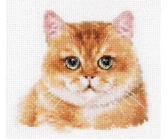 Alisa Beldizart Kryželiu siuvinėjimo rinkinys "Teddy Cat" S1-36
