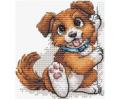Beldizart Siuvinėjimo kryželiu rinkinys "Skirtukas. Draugas" 9 х 9,5 cm SANZ-77
