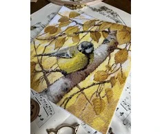 Beldizart Kryželiu siuvinėjimo rinkinys „Zylė“ 19,5 х 19,5 cm SANS-76