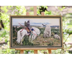 Beldizart Kryželiu siuvinėjimo rinkinys "Riteris kryžkelėje" 62.5x37 cm S/MK115