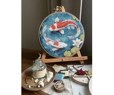 Beldizart Kryželiu siuvinėjimo rinkinys "Karpiai" 21,5 х 20 cm SANK-71