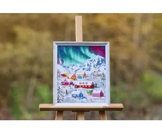 Beldizart Siuvinėjimo rinkinys "Šiaurės kaimas" 32x38,5 cm S/LP074