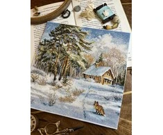 Beldizart Kryželiu siuvinėjimo rinkinys "Šaltis ir saulė" 19 х 19 cm SANM-42