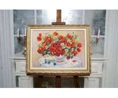 Zolotoe Runo Beldizart Kryželiu siuvinėjamas rinkinys "Lauko gėlių puokštė" 33×47 cm S/LTS082