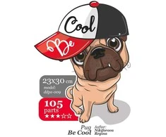 Wizardi Dėlionė 105 vnt. - Mopsas