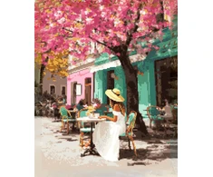 Beldizart (Nebegaminamas) Deimantinis paveikslas su porėmiu "Žydinti diena" 40x50 cm DP435