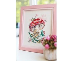 Zolotoe Runo Beldizart Kryželiu siuvinėjimo rinkinys "Amanita" 14.5 × 10.6 cm S/M011