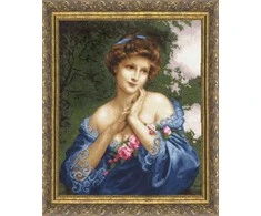 Beldizart (Nutrauktas) Kryželių siuvinėjimo rinkinys "Vasaros rožė" 45x36,4 cm S/MK011