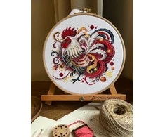 Beldizart Siuvinėjimo kryželiu rinkinys "Gaidelis" 18х17 cm SANP-75