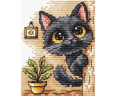 Beldizart Siuvinėjimo kryželiu rinkinys "Žymė. Kūdikis" 7,5 x 10 cm SANZ-76