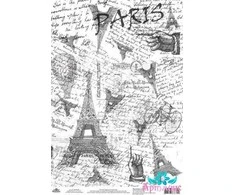 Beldizart Ryžių atvirukas dekupažui "Monochromas, Paris" dydis: 21*30 cm AM400445D