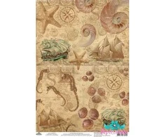 Beldizart Ryžių kortelė dekupažui "Klaidžiojantys vėjai" dydis: 21*30 cm AM400272D