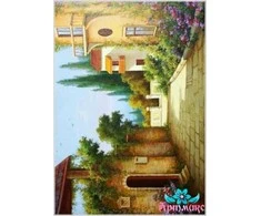 Beldizart Ryžių kortelė dekupažui "Pakrantės gatvė" 21x29 cm AM400065D