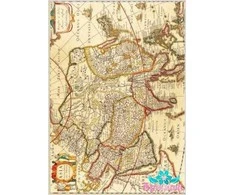 Beldizart Ryžių kortelė dekupažui „Senovės pasaulio žemėlapis Nr. 2“ 21x29 cm AM400015D
