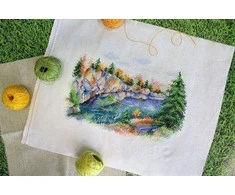 MP Studia Beldizart Siuvinėjimo kryželiu rinkinys "Karelija. Ruskeala parkas" SNV-802