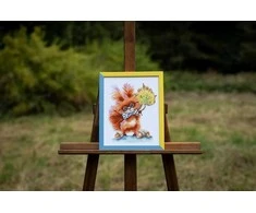 Beldizart Kryželiu siuvinėjamas rinkinys "Pirma pamoka" 19.2x24 cm S/VK072