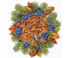 MP Studia Beldizart Kryželių siuvinėjimo rinkinys "Forest Treasures" SNV-772