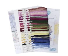 MP Studia Beldizart Kryželio siuvinėjimo rinkinys "Malva" SA-051