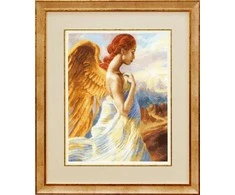 Zolotoe Runo Beldizart Kryželiu siuvinėjimo rinkinys "Gražus angelas" 38 × 30 cm S/CHM078