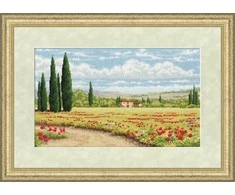 Beldizart (Nutraukta gamyba) Kryželiu siuvinėjimo rinkinys "Mano Italija" 22.3x37cm S/DL035