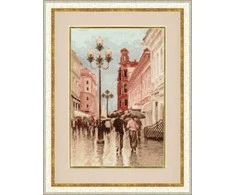 Beldizart (Nutrauktas) Kryželiu siuvinėjimo rinkinys "Arbat" 30.3x21.3 cm S/GM013