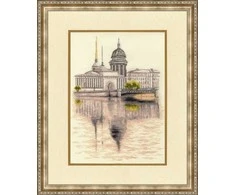 Beldizart (Nutraukta gamyba) Kryželiu siuvinėjimo rinkinys "Sankt Peterburgo motyvas" 35.3× 27 cm S/GM042