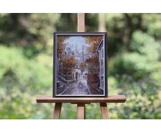 Beldizart Ristinõmbluskomplekt "Mees ja kass" 29,6x39 cm S/GM060