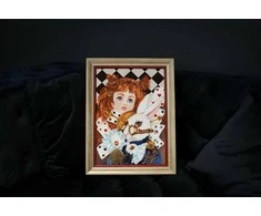 Beldizart Skaičiuotos kryžiuko siuvinėjimo rinkinys "Alice" 24x34 cm S/LS011