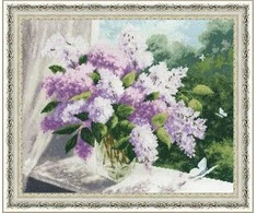 Zolotoe Runo Beldizart Kryželiu siuvinėjimo rinkinys "Alyvų pavasaris" 30.5x37.9 cm S/LTS054