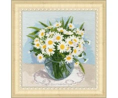 Zolotoe Runo Beldizart Kryželiu siuvinėjimo rinkinys "Mėgstamiausios ramunės" 29.5x29.5 cm S/LTS072