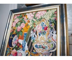 Zolotoe Runo Beldizart Siuvinėjimo rinkinys "Porcelianas ir gėlės. 1915" 40,8×35 cm S/MK075